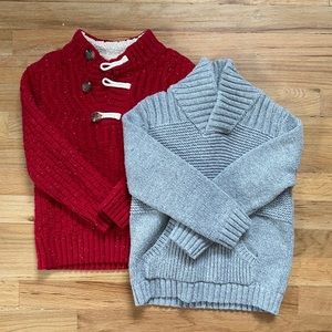 (2) Cat and Jack boys sweaters.
